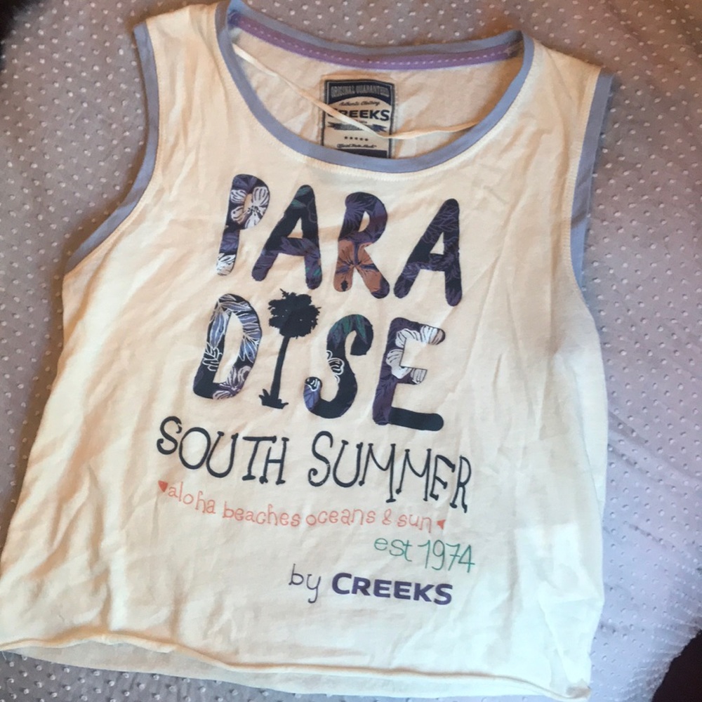 Summer graphic tank
